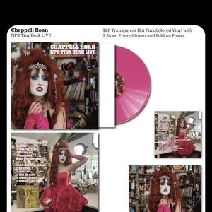 Chappelle Roan Tiny Desk Live Hot Pink Vinyl Lp with Insert and Poster